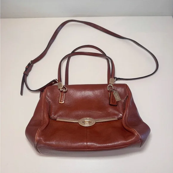 Coach | Bags | Coach Brown Leather Satchel Bag | Poshmark